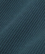 Cotton-Blend Waffle Knit Hoodie